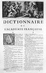 फ्रेंच एकेडमी डिक्शनरी के लिए फ्रंटस्पाईल, जीन मैरिएट (1660-1742) द्वारा जीन बैप्टिस्ट कॉर्निल